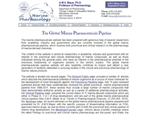 Tablet Screenshot of marinepharmacology.midwestern.edu