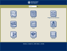 Tablet Screenshot of midwestern.edu